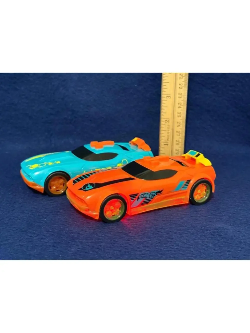 Hot Wheels Glow Riders 2 Pack Set Toy Cars
